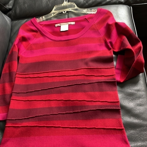 Max Studio Dresses & Skirts - Max Studio Sweater Dress Size M Multicolor Stripes Business Feminine Effortless